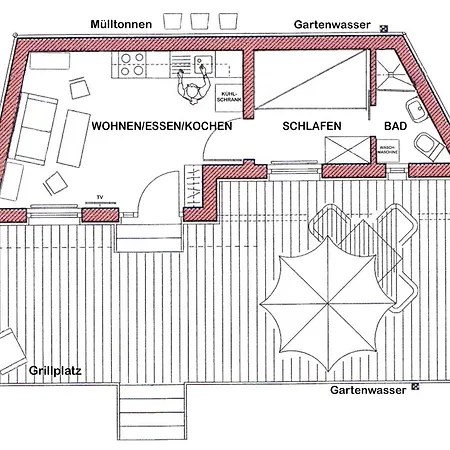 Feriehus Manoury Am Klosterbrunnen *